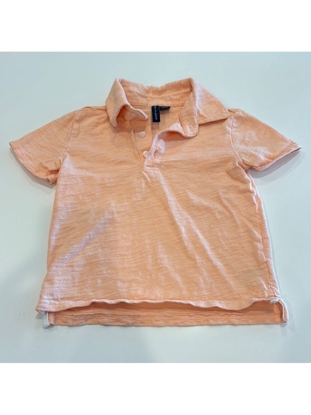 Janie and Jack Peach Polo Shirt Short Sleeve